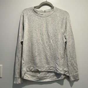 Lou and Grey gray signaturesoft crew neck sweatshirt, size S